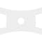 Ekena Millwork Haven Architectural Grade PVC Ceiling Medallion, 20"W x 13 3/8"H x 3"ID x 4 1/4"C x 1"P, One-Piece CMP20X13HN-03000 - alternate 2